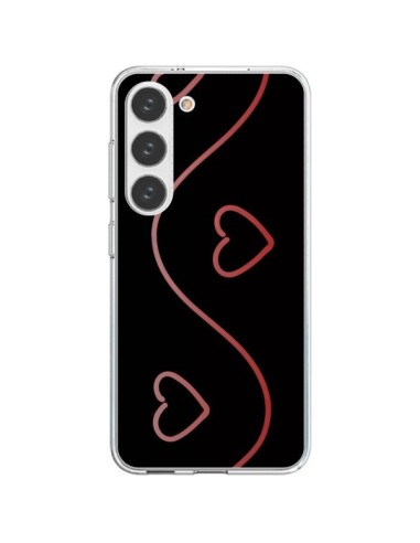 Samsung Galaxy S23 5G Case Heart Love Red - R Delean