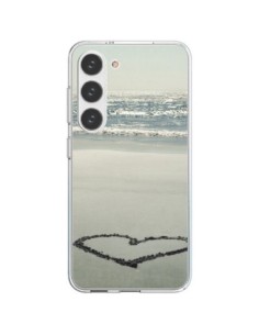 Coque Samsung Galaxy S23 5G Coeoeur Plage Beach Mer Sea...