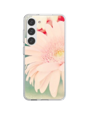 Coque Samsung Galaxy S23 5G Fleurs Roses magnifique - R Delean