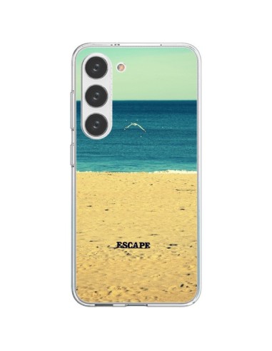 Coque Samsung Galaxy S23 5G Escape Mer Plage Ocean Sable Paysage - R Delean