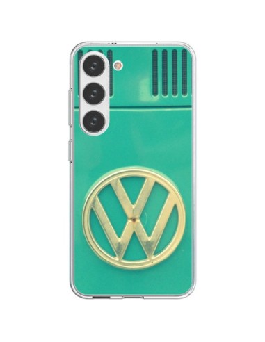 Samsung Galaxy S23 5G Case Groovy Van Hippie VW Blue - R Delean