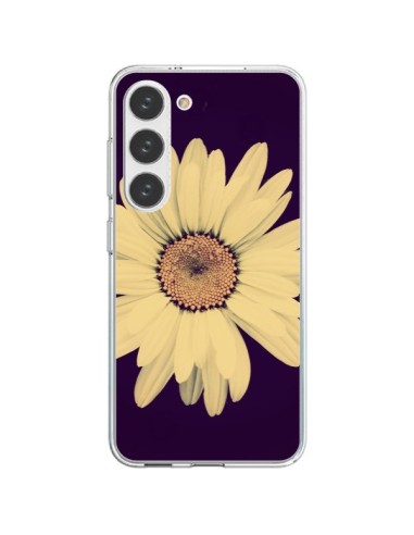 Coque Samsung Galaxy S23 5G Marguerite Fleur Flower - R Delean