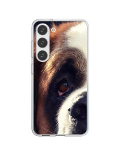 Coque Samsung Galaxy S23 5G Saint Bernard Chien Dog - R...
