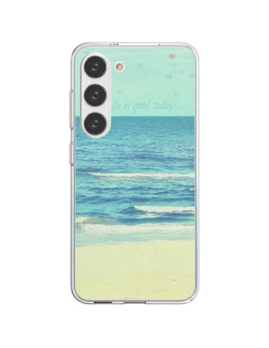 Samsung Galaxy S23 5G Case Life good day Sea Ocean Sand Beach Landscape - R Delean