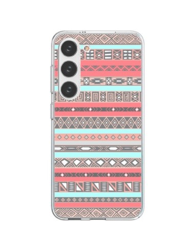 Samsung Galaxy S23 5G Case Aztec Pink Pastel - Rex Lambo