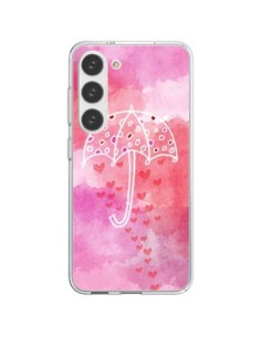 Cover Samsung Galaxy S23 5G Ombrello Cuore Amore  -...