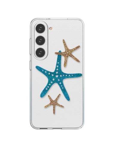 Coque Samsung Galaxy S23 5G Etoile de Mer Starfish Transparente - Sylvia Cook