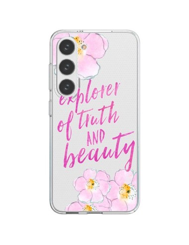 Cover Samsung Galaxy S23 5G Explorer of Truth and Beauty Trasparente - Sylvia Cook