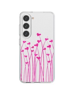 Cover Samsung Galaxy S23 5G Amore in Rosa Fiori...