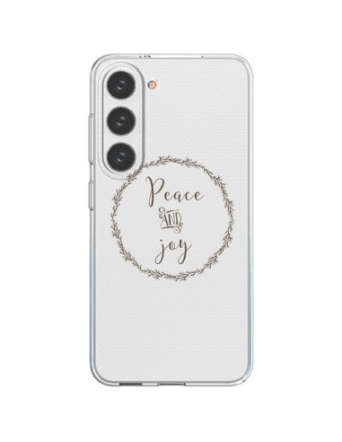 Cover Samsung Galaxy S23 5G Peace and Joy, Pace e Gioia Trasparente - Sylvia Cook