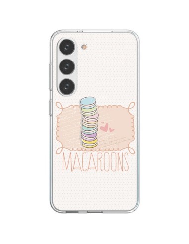 Coque Samsung Galaxy S23 5G Macaron Gateau - Sara Eshak