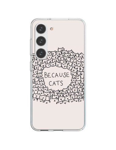 Samsung Galaxy S23 5G Case Because Cats Cat - Santiago Taberna