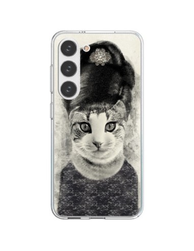 Coque Samsung Galaxy S23 5G Audrey Cat Chat - Tipsy Eyes