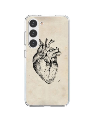 Coque Samsung Galaxy S23 5G Coeur Vintage - Tipsy Eyes