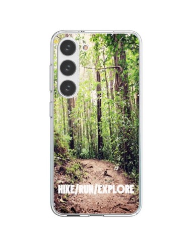 Coque Samsung Galaxy S23 5G Hike Run Explore Paysage Foret - Tara Yarte