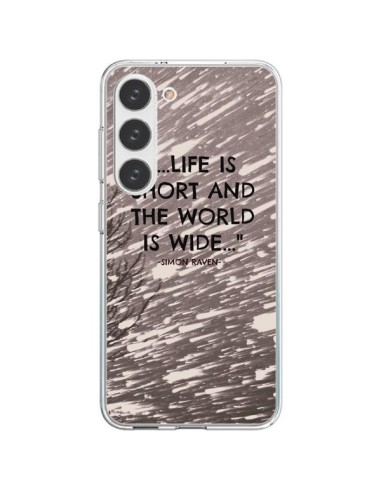 Coque Samsung Galaxy S23 5G Life is short Foret - Tara Yarte