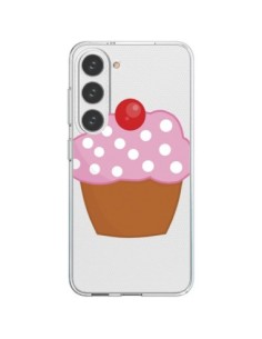 Cover Samsung Galaxy S23 5G Cupcake Ciliegia Trasparente...