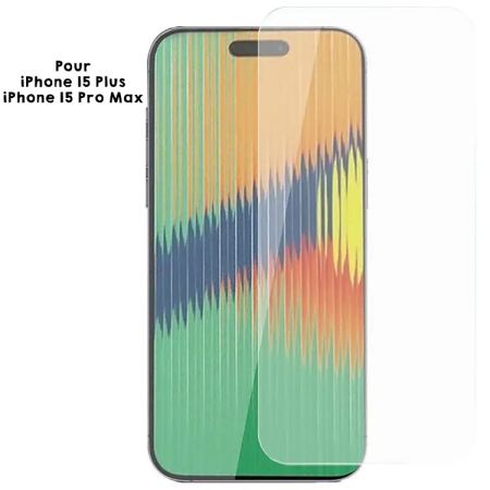 Verre trempé Anti-Casse Anti-Explosion Avant pour iPhone 15 Plus et iPhone 15 Pro Max Verre trempé Anti-Casse Anti-Explosion Avant pour iPhone 15 Plus et iPhone 15 Pro Max