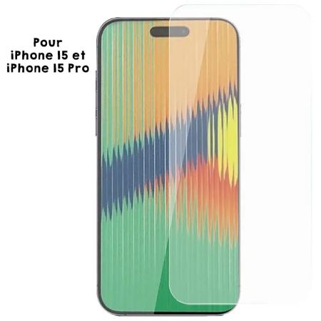 Vetro temperato anti-casse anti-esplosione anteriore per iPhone 15 e iPhone 15 Pro Vetro temperato anti-casse anti-esplosione anteriore per iPhone 15 e iPhone 15 Pro