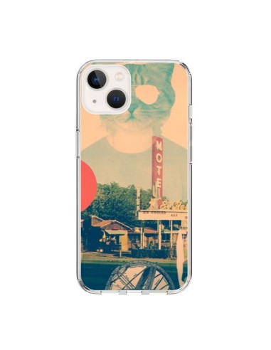 Coque iPhone 15 Chat Fashion The Cat - Ali Gulec