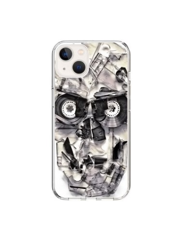 Coque iPhone 15 Tape Skull K7 Tête de Mort - Ali Gulec