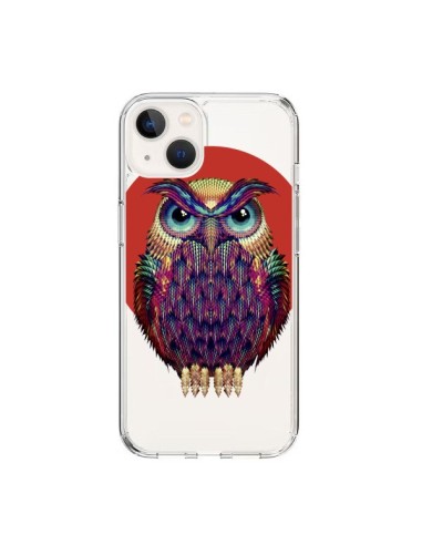 Coque iPhone 15 Chouette Hibou Owl Transparente - Ali Gulec