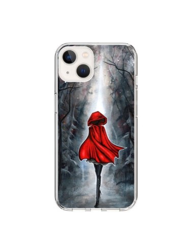 Coque iPhone 15 Le Petit Chaperon Rouge Bois - Annya Kai