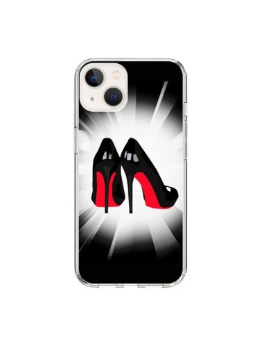 Coque iPhone 15 Chaussures Semelles Rouges Red Soles Femme - Aurelie Scour