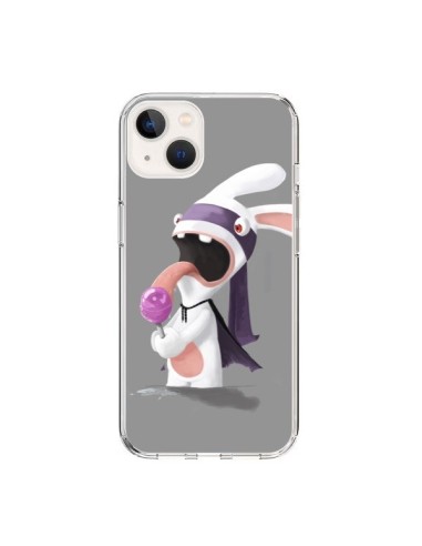 Coque iPhone 15 Lapin Crétin Sucette - Bertrand Carriere