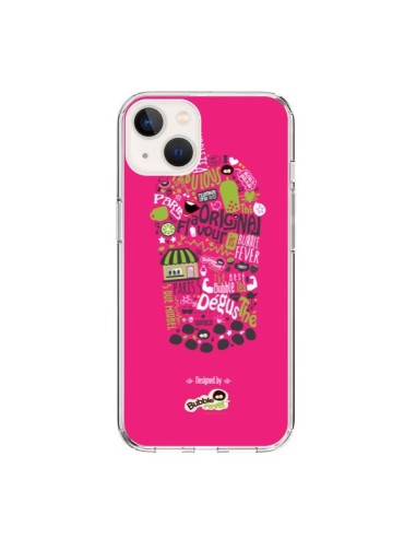 Coque iPhone 15 Bubble Fever Original Flavour Rose - Bubble Fever