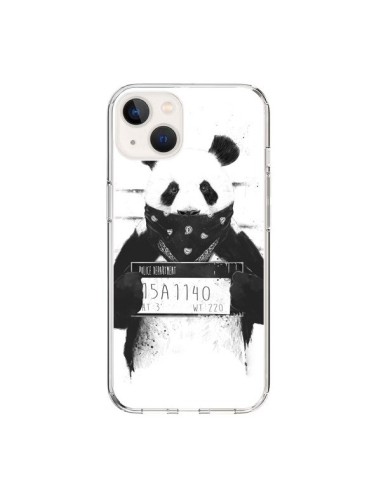 Cover iPhone 15 Panda Cattivo Prigione - Balazs Solti