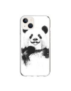 Cover iPhone 15 Panda Divertente Baffi Movember - Balazs...