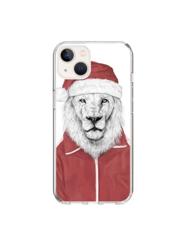 iPhone 15 Case Santa Claus Lion - Balazs Solti