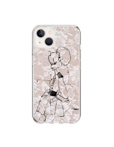 iPhone 15 Case Draft Girl Lace Fashion - Cécile
