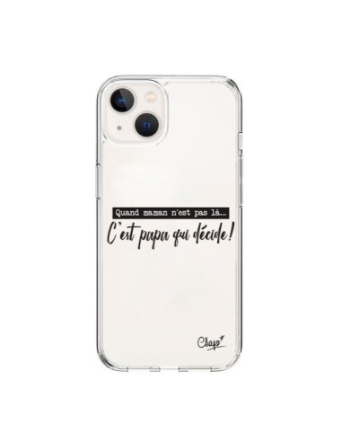 Cover iPhone 15 È Papà che Decide Trasparente - Chapo