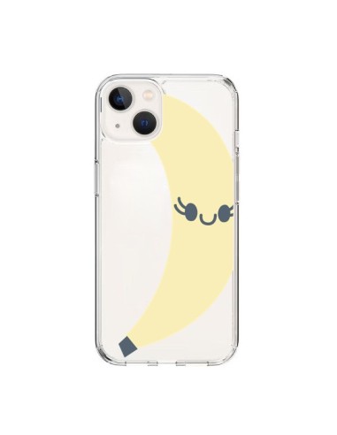 Coque iPhone 15 Banana Banane Fruit Transparente - Claudia Ramos