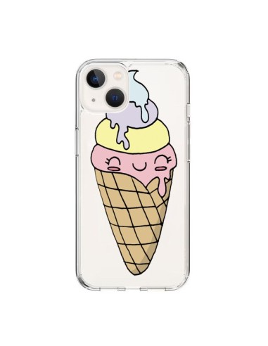 Cover iPhone 15 Gelato Estate Profumo Trasparente - Claudia Ramos