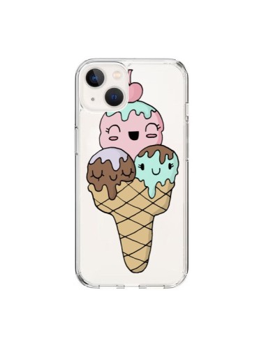 Cover iPhone 15 Gelato Estate Ciliegia Trasparente - Claudia Ramos