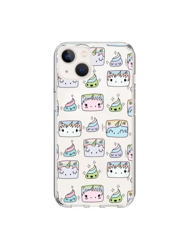 Coque iPhone 15 Licorne Unicorn Cute Swag Transparente - Claudia Ramos