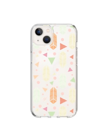 Coque iPhone 15 Arrow Fleche Azteque Transparente - Claudia Ramos