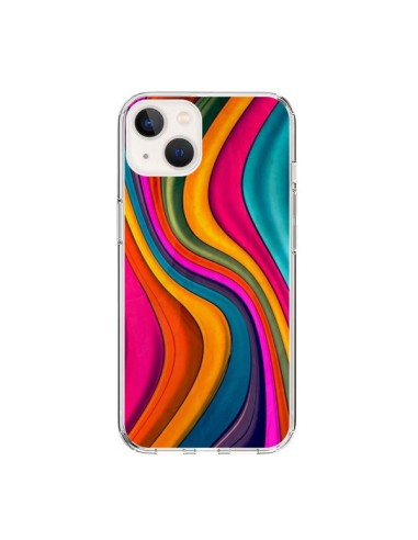 Coque iPhone 15 Love Color Vagues - Danny Ivan