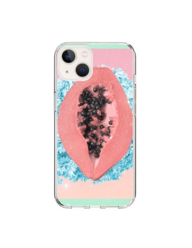 Coque iPhone 15 Papaya Rocks Fruit - Danny Ivan