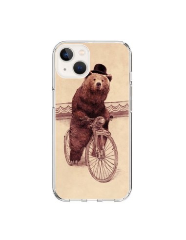 Coque iPhone 15 Ours Velo Barnabus Bear - Eric Fan