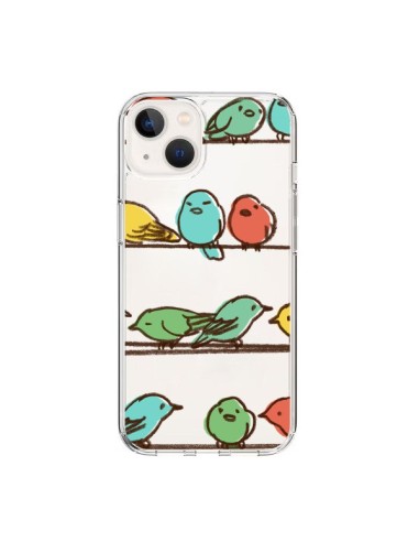 Coque iPhone 15 Oiseaux Birds Transparente - Eric Fan