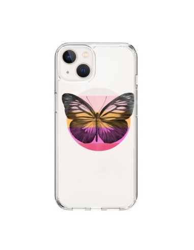 Cover iPhone 15 Farfalla Trasparente - Eric Fan