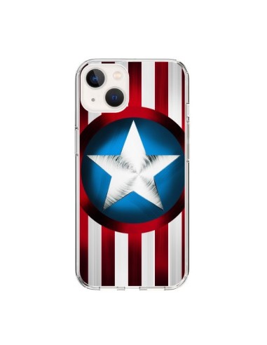 Coque iPhone 15 Captain America Great Defender - Eleaxart