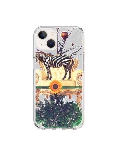 Coque iPhone 15 Zebre The World - Eleaxart