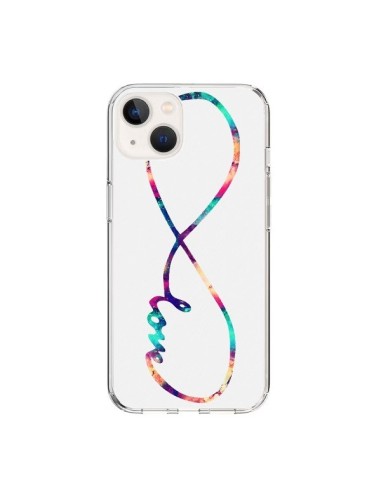 Coque iPhone 15 Love Forever Infini Couleur - Eleaxart