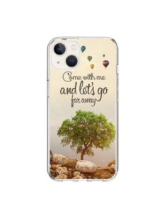 iPhone 15 Case Let's Go Far Away Balloons - Eleaxart