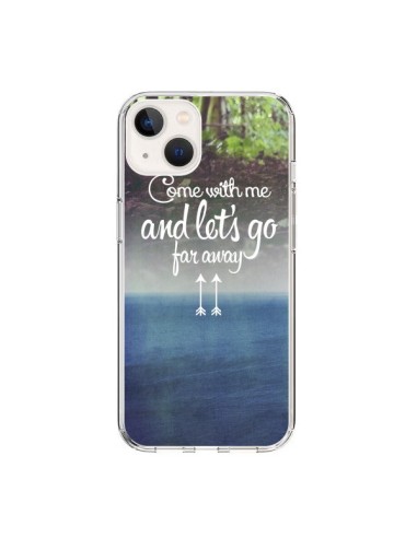Coque iPhone 15 Let's Go Far Away Forest Foret - Eleaxart